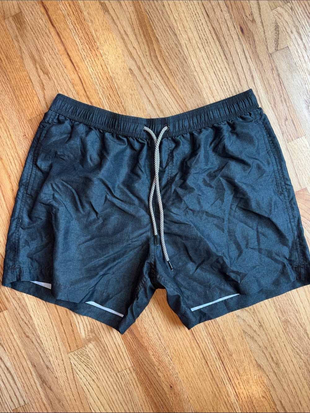 Maamgic large dark green Swim Trunks with Drawstring Waist